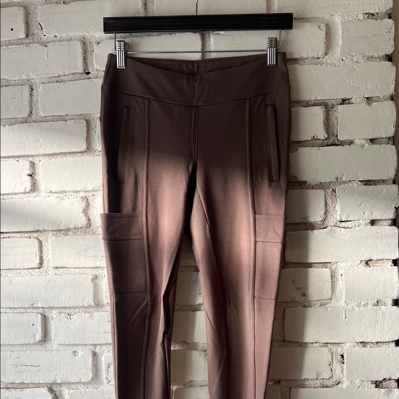 Women's taupe legging Pants THICK with side pockets JOCKEY - Picture 2 of 8